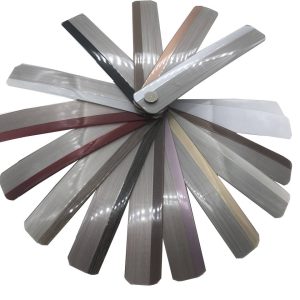 Acrylic edge banding for shelves and cabinets