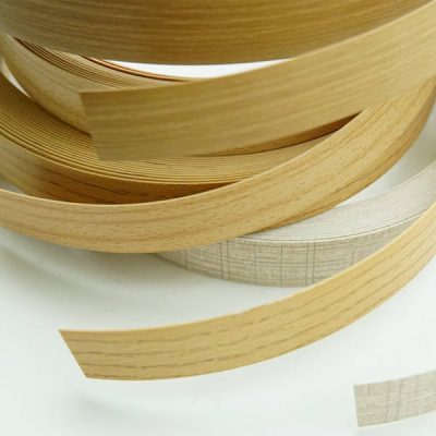 Edge banding for particle board